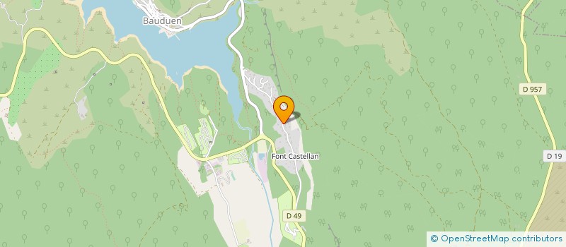 localisation de l'entreprise SCI BOUNAS  BAUDUEN