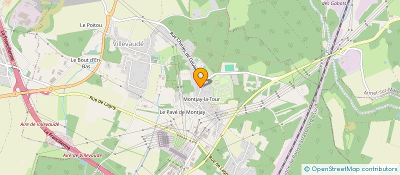 localisation de l'entreprise SCI BOUNCEUR LHUILLIER à VILLEVAUDE