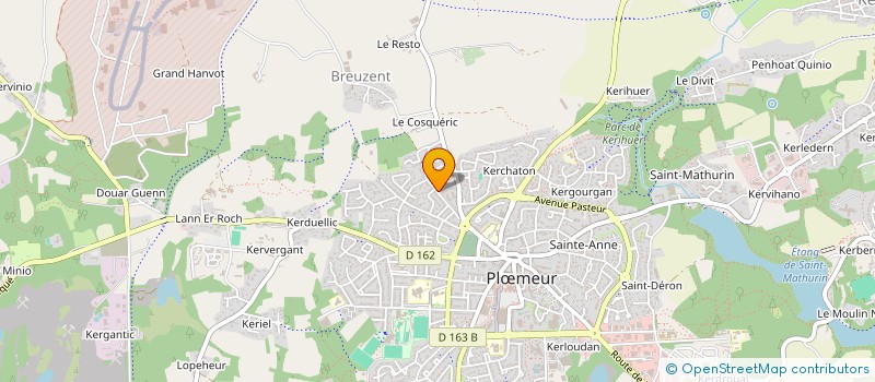 localisation de l'entreprise SCI BOUNE à PLOEMEUR