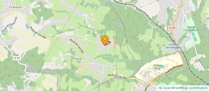 localisation de l'entreprise SCI BOUNIC  LENTILLY