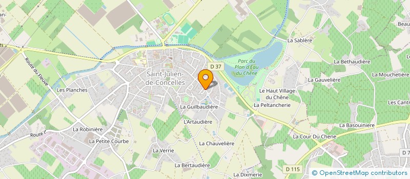 localisation de l'entreprise SCI BOUNIOL  SAINT-JULIEN-DE-CONCELLES