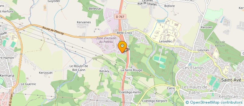 localisation de l'entreprise SCI BOUNTY  PLESCOP