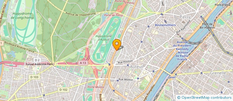 localisation de l'entreprise SCI BOUNTY  PARIS