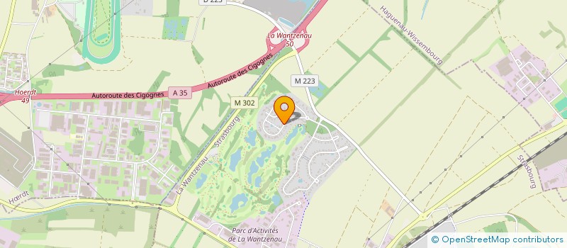 localisation de l'entreprise SCI BOUNTY  LA WANTZENAU