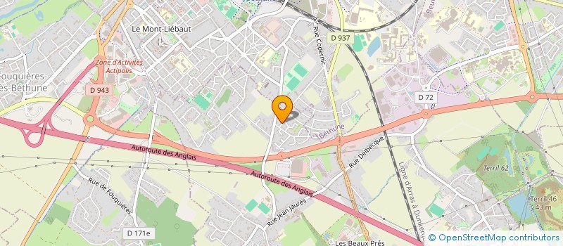 localisation de l'entreprise SCI BOUQUE PRIN  VERQUIN