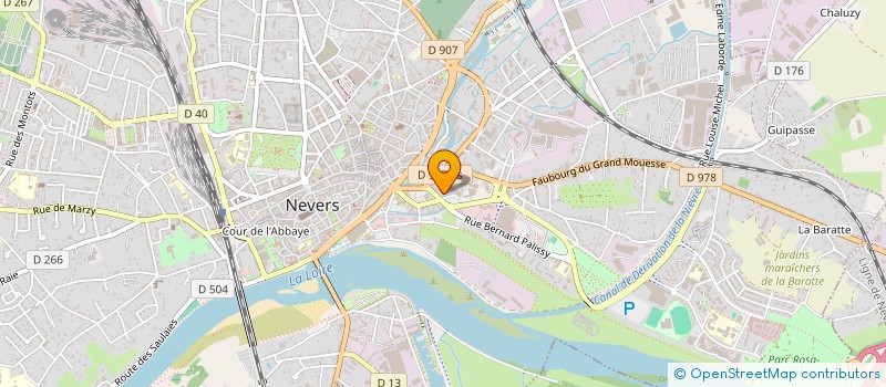 localisation de l'entreprise SCI BOUQUELY - JOLY à NEVERS