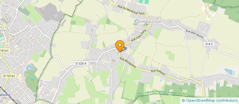 localisation de l'entreprise SCI BOUQUEREL  RAIMBEAUCOURT