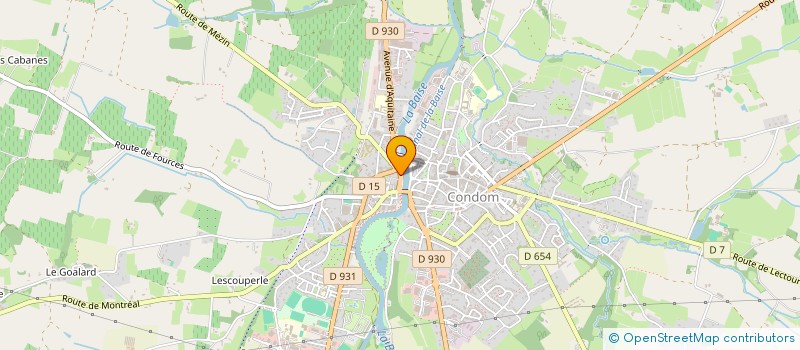 localisation de l'entreprise SCI BOUQUERIE ESCOTS  CONDOM