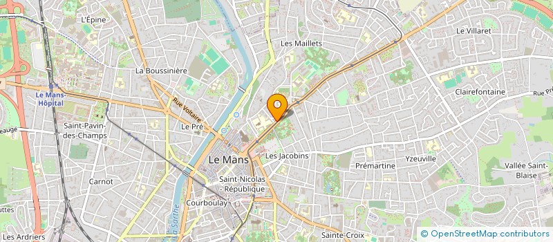 localisation de l'entreprise SCI BOUQUET  LE MANS