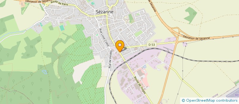 localisation de l'entreprise SCI BOUQUET à SEZANNE