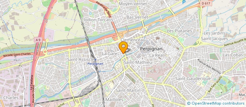 localisation de l'entreprise SCI BOUQUET DE L'ILE  PERPIGNAN