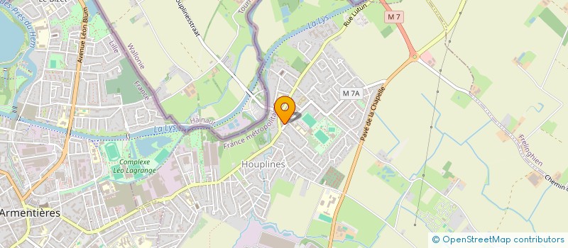 localisation de l'entreprise SCI BOUQUET-DESQUIENS  HOUPLINES