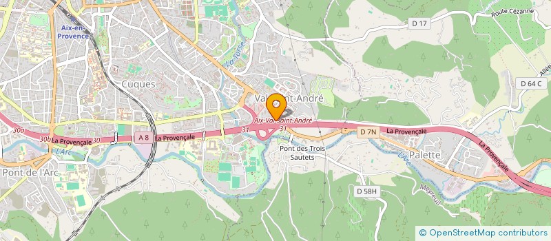 localisation de l'entreprise SCI BOUQUETS à AIX-EN-PROVENCE