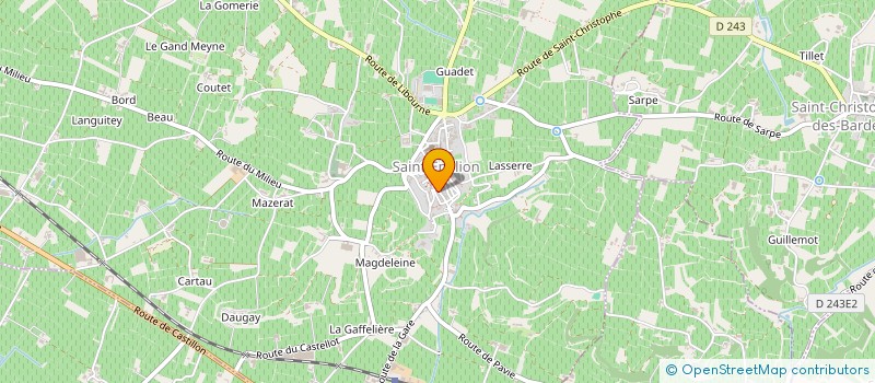 localisation de l'entreprise SCI BOUQUEYRE  SAINT-EMILION