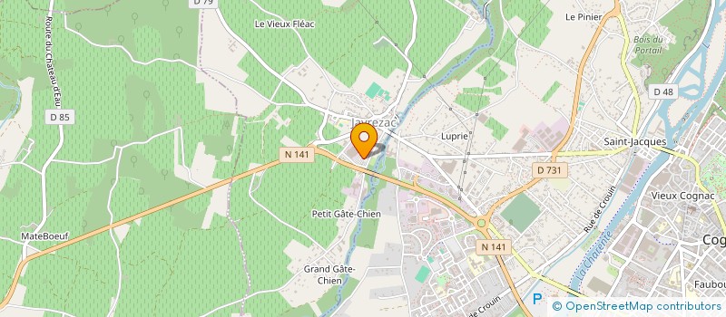 localisation de l'entreprise SCI BOUQUIERE à LOUZAC SAINT ANDRE