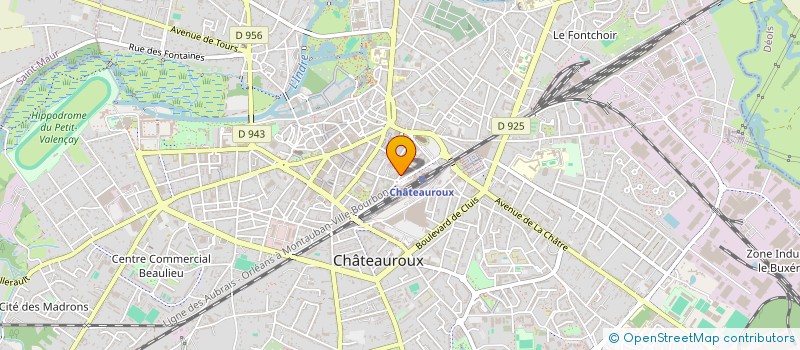 localisation de l'entreprise SCI BOUQUIN INVESTISSEMENT à CHATEAUROUX