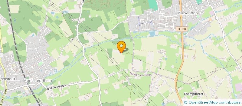 localisation de l'entreprise SCI BOUR ET COMPAGNIE  MONCE-EN-BELIN