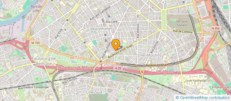 localisation de l'entreprise SCI BOURAS à LILLE