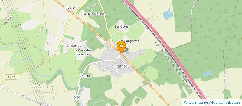 localisation de l'entreprise SCI BOURASSEAU  LE CHATELET-EN-BRIE