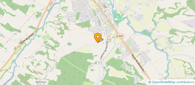 localisation de l'entreprise SCI BOURBAKI  PAVIE