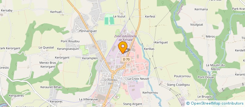 localisation de l'entreprise SCI BOURBIGOT  CONCARNEAU