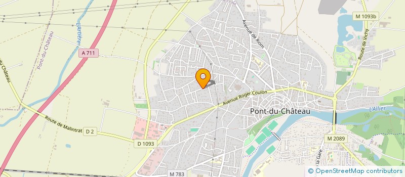 localisation de l'entreprise SCI BOURBON 03  PONT-DU-CHATEAU