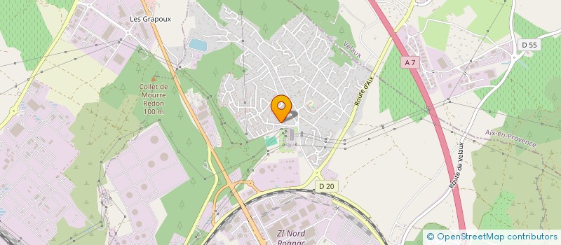 localisation de l'entreprise SCI BOURBON  ROGNAC