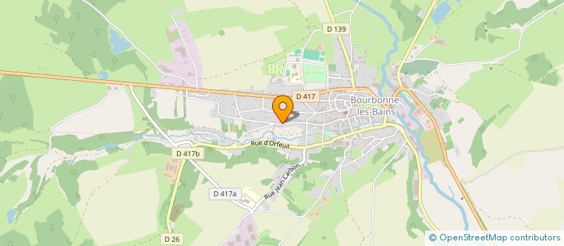 localisation de l'entreprise SCI BOURBON à BOURBONNE-LES-BAINS