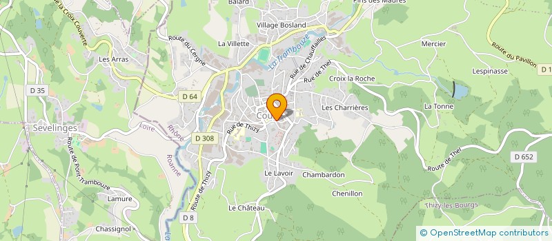 localisation de l'entreprise SCI BOURBON  COURS