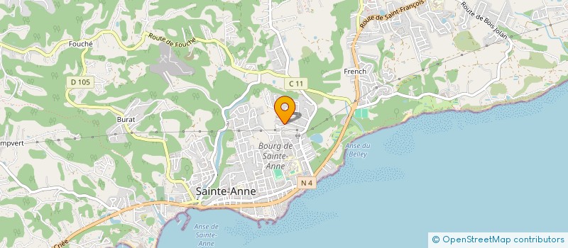 localisation de l'entreprise SCI BOURBON MARIE GALANTE  SAINTE-ANNE