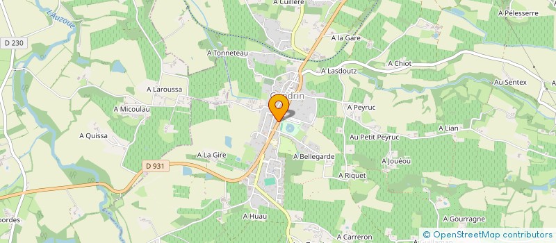 localisation de l'entreprise SCI BOURBONNETTE à GONDRIN