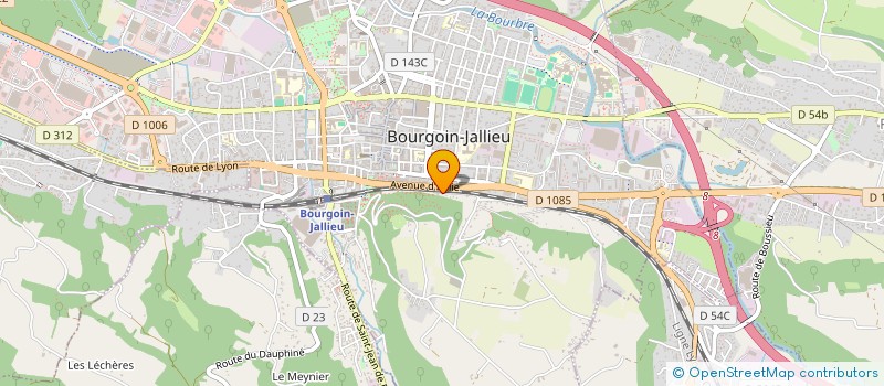 localisation de l'entreprise SCI BOURBOUR à BOURGOIN-JALLIEU