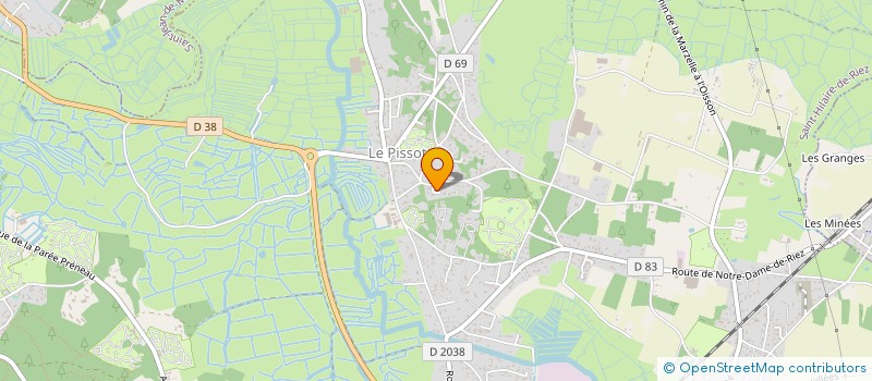 localisation de l'entreprise SCI BOURCEREAU LE PAS OPTON à NOTRE-DAME-DE-RIEZ