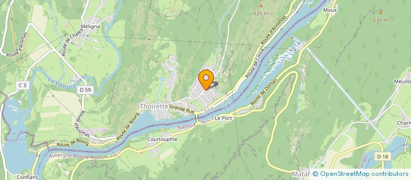 localisation de l'entreprise SCI BOURCHANIN 231-248  THOIRETTE-COISIA