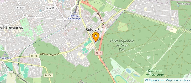 localisation de l'entreprise SCI BOURCIER à BOISSY-SAINT-LEGER