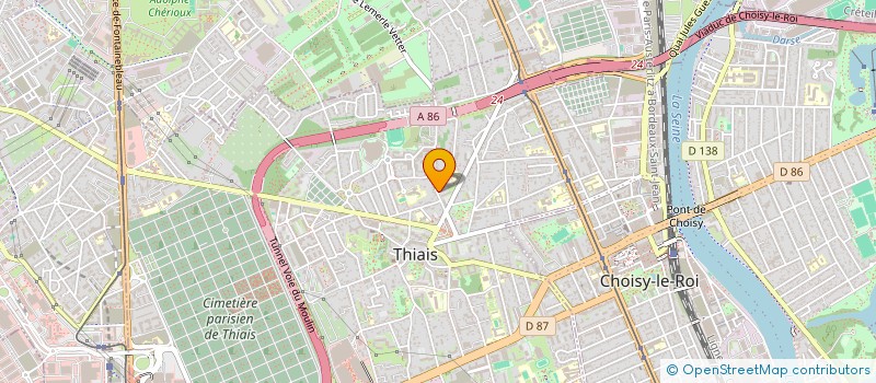 localisation de l'entreprise SCI BOURDAC à THIAIS