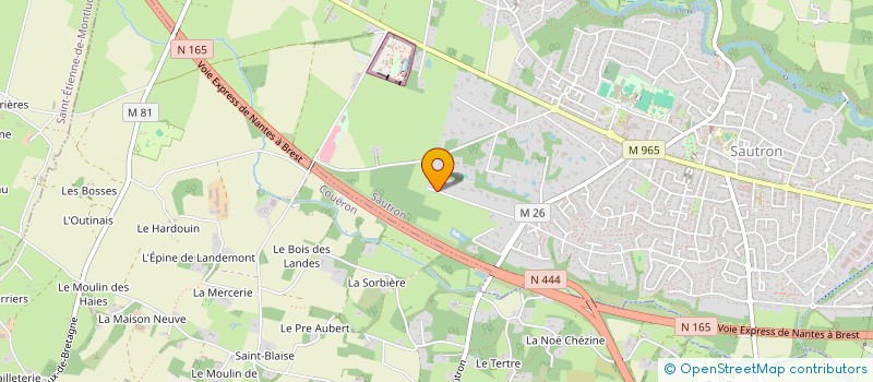 localisation de l'entreprise SCI BOURDAIS  SAUTRON