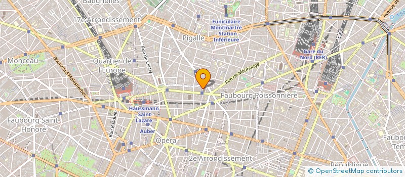 localisation de l'entreprise SCI BOURDALOUE à PARIS