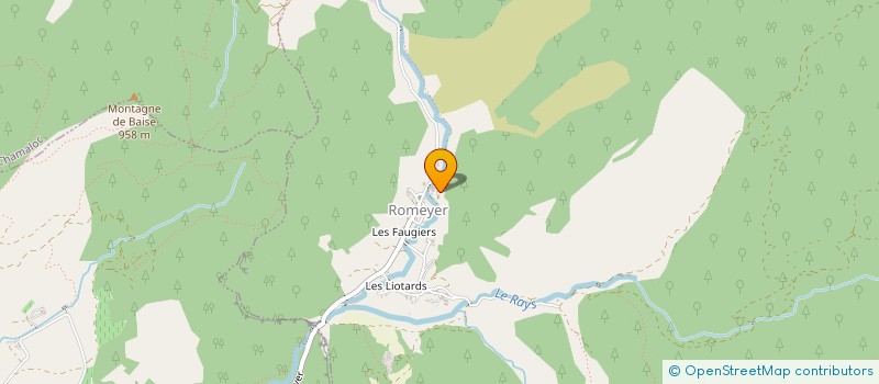 localisation de l'entreprise SCI BOURDAT - GUIRONNET  ROMEYER