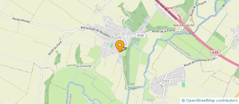 localisation de l'entreprise SCI BOURDEAU-EUSTACHE  DOIX LES FONTAINES