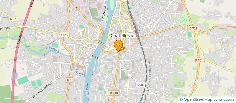 localisation de l'entreprise SCI BOURDEAU-PREDEAU  CHATELLERAULT