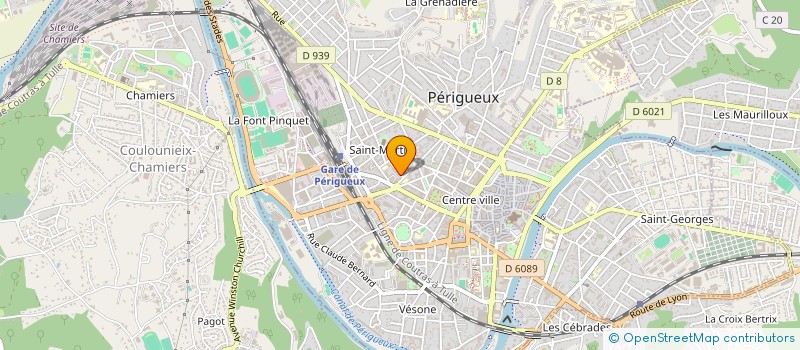 localisation de l'entreprise SCI BOURDEIL à PERIGUEUX