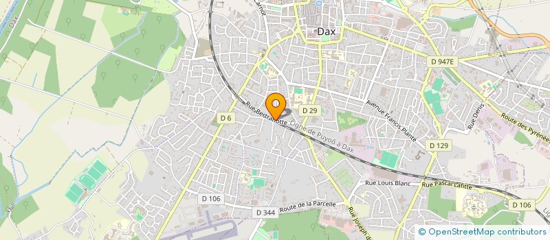 localisation de l'entreprise SCI BOURDENX à DAX