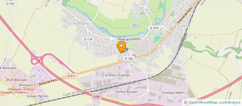 localisation de l'entreprise SCI BOURDET  SAINTE-NEOMAYE