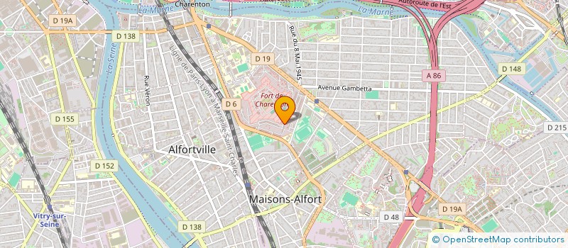 localisation de l'entreprise SCI BOURDIER-CRISTINA à MAISONS-ALFORT