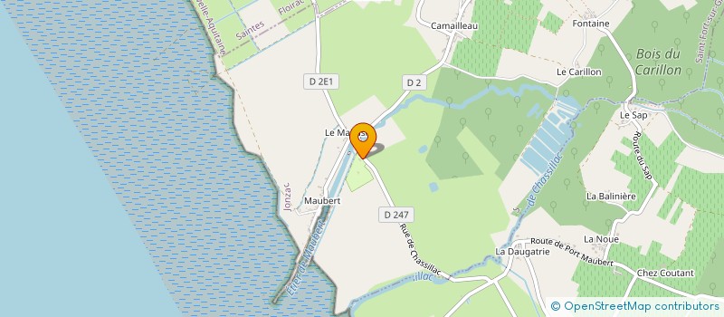 localisation de l'entreprise SCI BOURDIEU  SAINT-FORT-SUR-GIRONDE