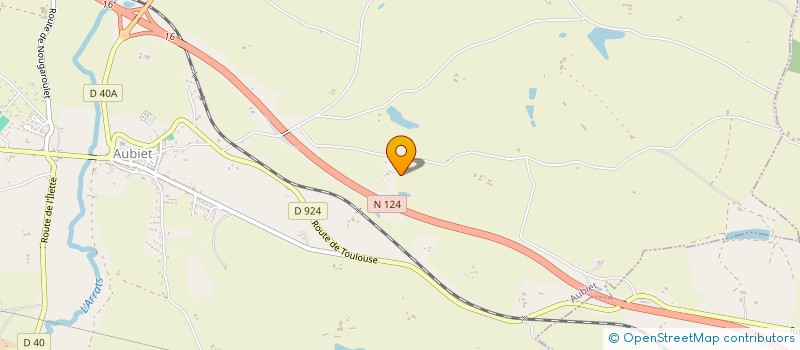 localisation de l'entreprise SCI BOURDIEU  AUBIET