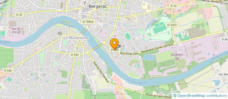localisation de l'entreprise SCI BOURDIL à BERGERAC