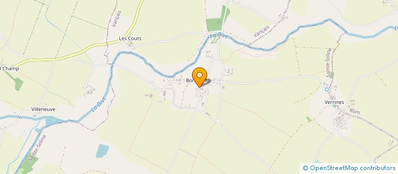 localisation de l'entreprise SCI BOURDILLAS  SAINTE-SOLINE