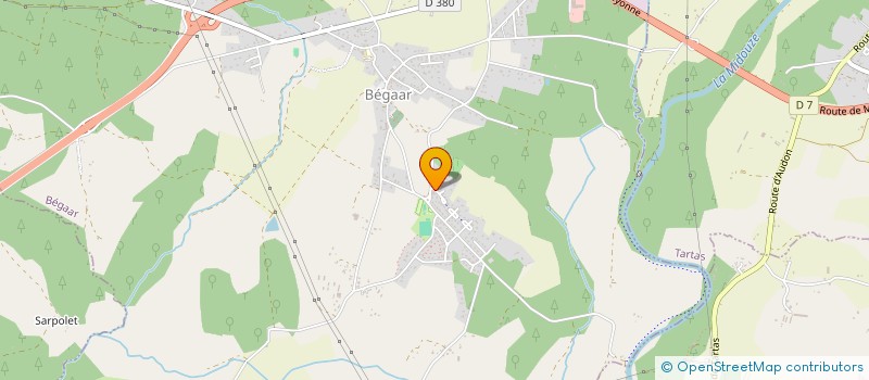 localisation de l'entreprise SCI BOURDIOU  BEGAAR